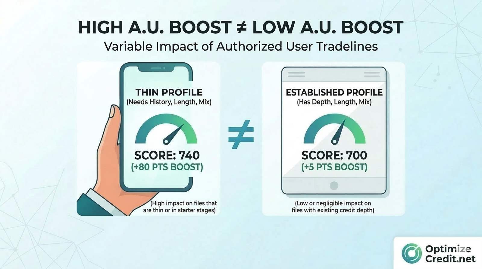 Why Do Authorized User Tradelines Help Some Credit Files More Than Others?