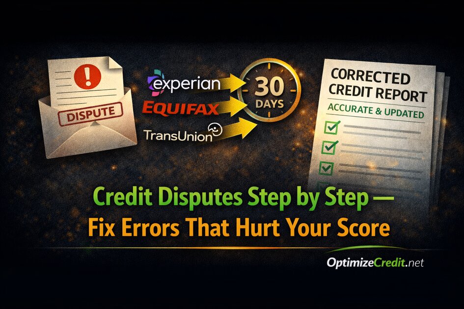 Step-by-step flowchart for disputing errors on your credit report