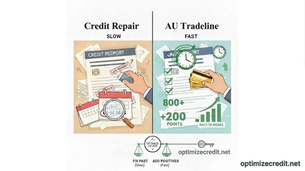 Authorized User Tradelines vs. Credit Repair: Which is Faster?