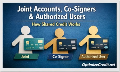 Diagram showing how shared credit accounts affect both account holders scores